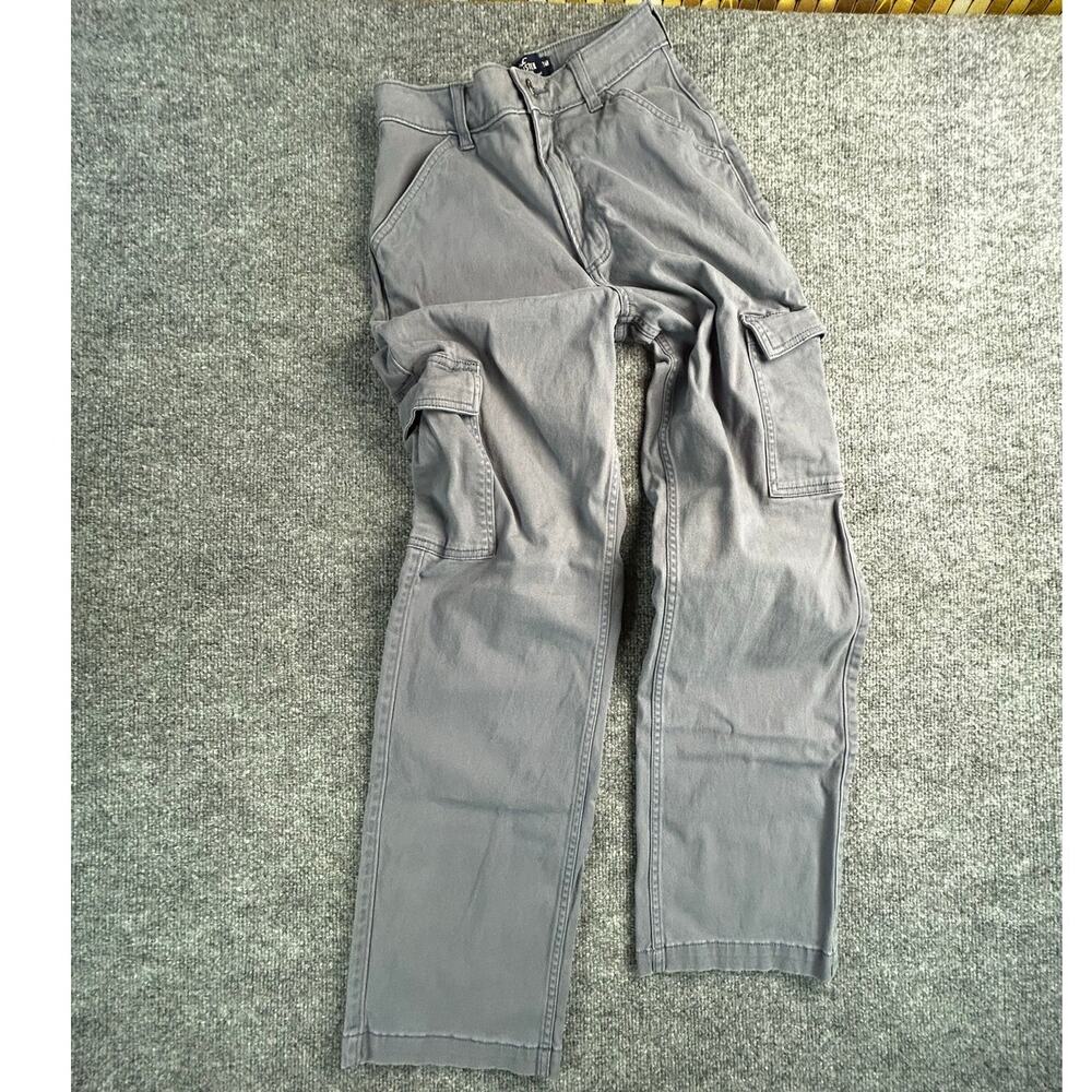 Hollister Women’s 00R Ultra High Rise Dad Cargo Pants Gray
